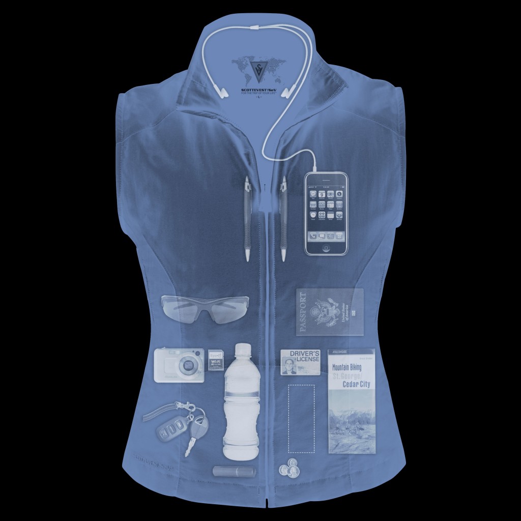 ScotteVest travel Vest Xray