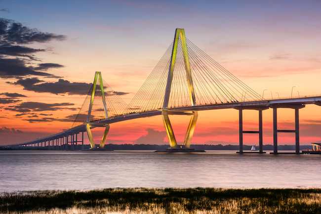 Kayak Fishing Charleston CooperRiverBridge